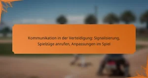 Kommunikation in der Verteidigung: Signalisierung, Spielzüge anrufen, Anpassungen im Spiel